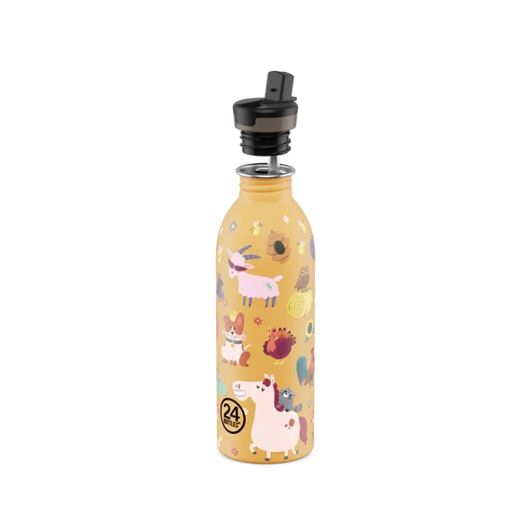 24 Bottles Urban Drikkedunk Børn 500 ml - Farm Friends