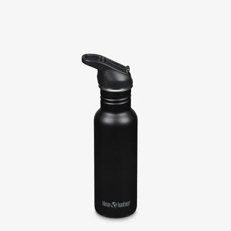 Klean Kanteen 532ml Classic Drikkedunk Sugerør - Black