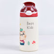 Børne Drikkedunk med Sugerør 400 ML - Rød