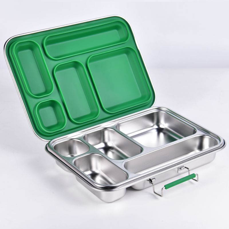 Suztain Madkasse 5 Rum - Grøn