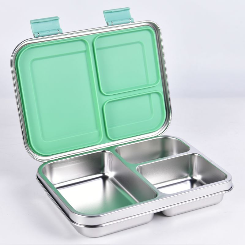 Suztain Madkasse 3 Rum - Grøn