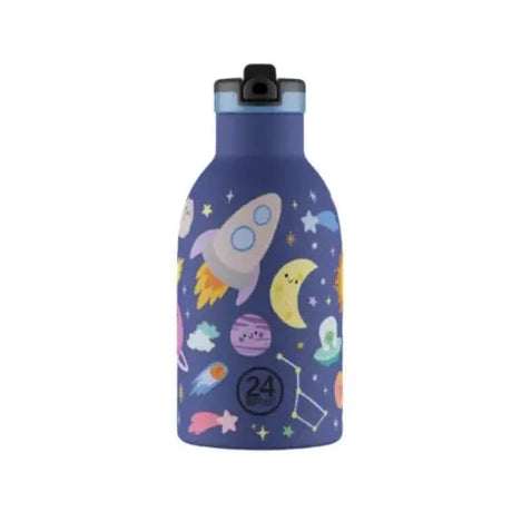 24 Bottles Clima Drikkedunk Sugerør Børn 330 ml - Space Friends