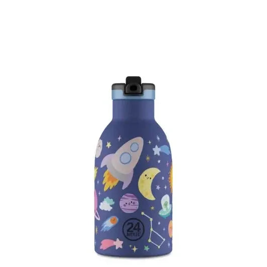 24 Bottles Clima Drikkedunk Sugerør Børn 330 ml - Space Friends