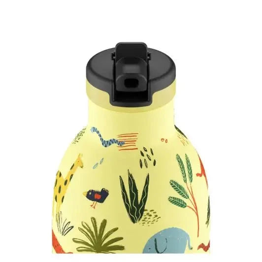 24 Bottles Clima Drikkedunk Sugerør Børn 330 ml - Jungle Friends