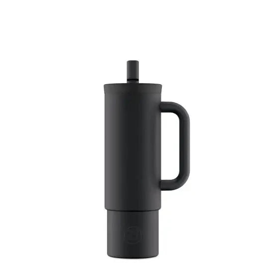 24 Bottles Termokop Sugerør 800 ML - Tuxedo Black