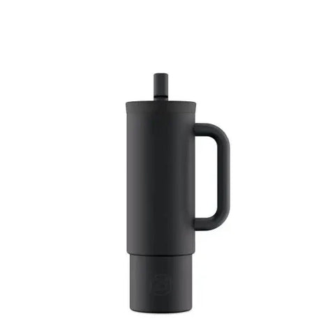 24 Bottles Termokop Sugerør 800 ML - Tuxedo Black