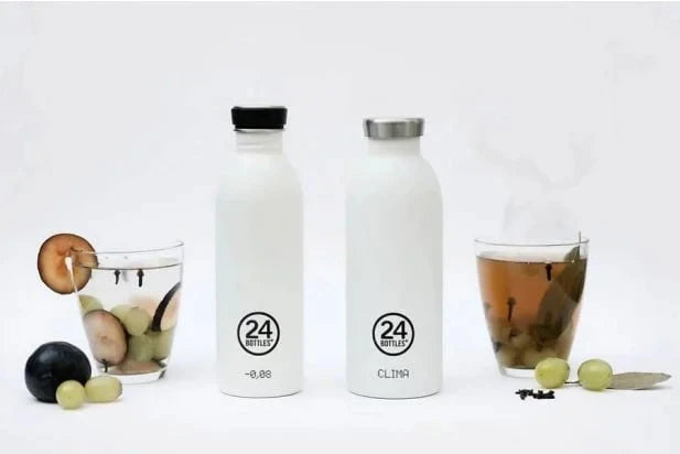 24 Bottles Clima Drikkedunk 500 ml - Ice White