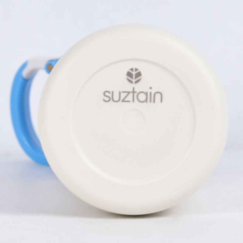 Børne Drikkedunk med Sugerør 400 ML - Blå