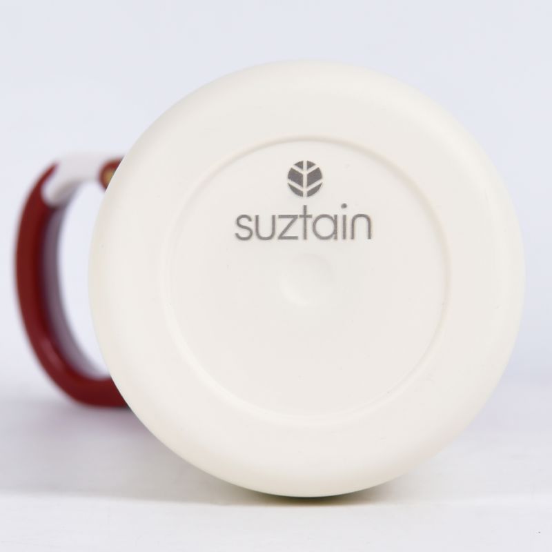 Børne Drikkedunk med Sugerør 400 ML - Rød