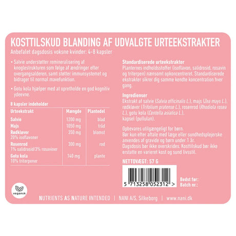 Nani Kvinde 45+ - 120 kapsler