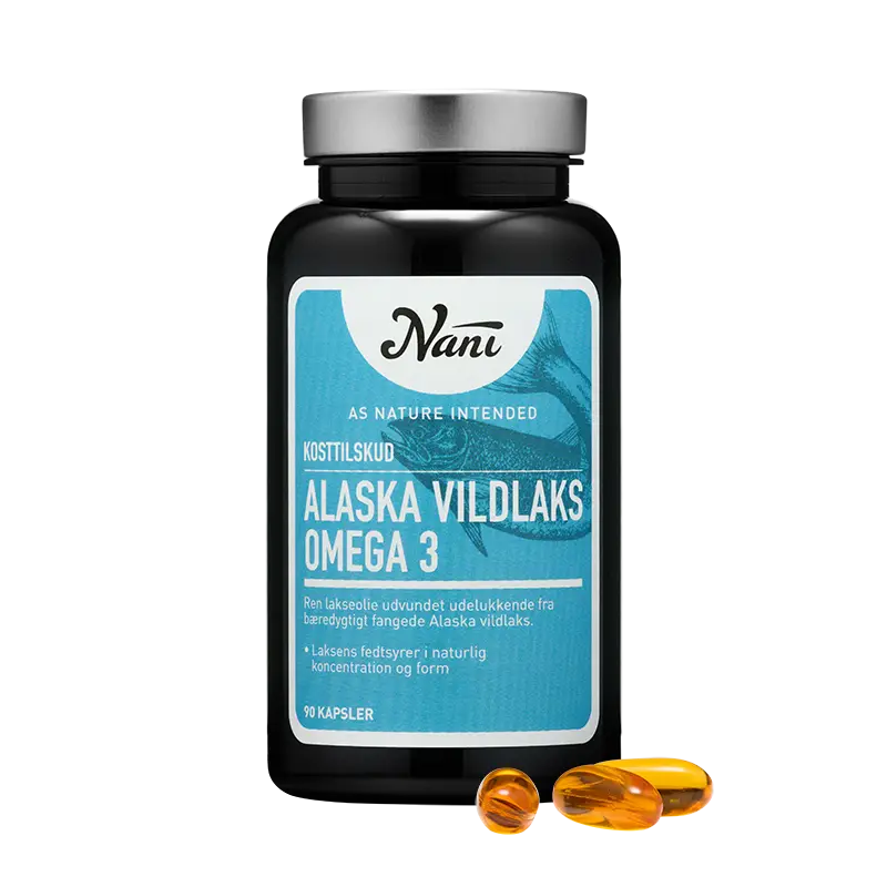 Nani Alaska Vildlaks Omega 3 – 90 kapsler
