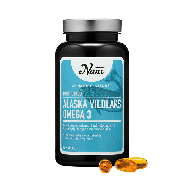 Nani Alaska Vildlaks Omega 3 – 90 kapsler