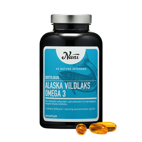 Nani Alaska Vildlaks Omega 3 – 180 kapsler