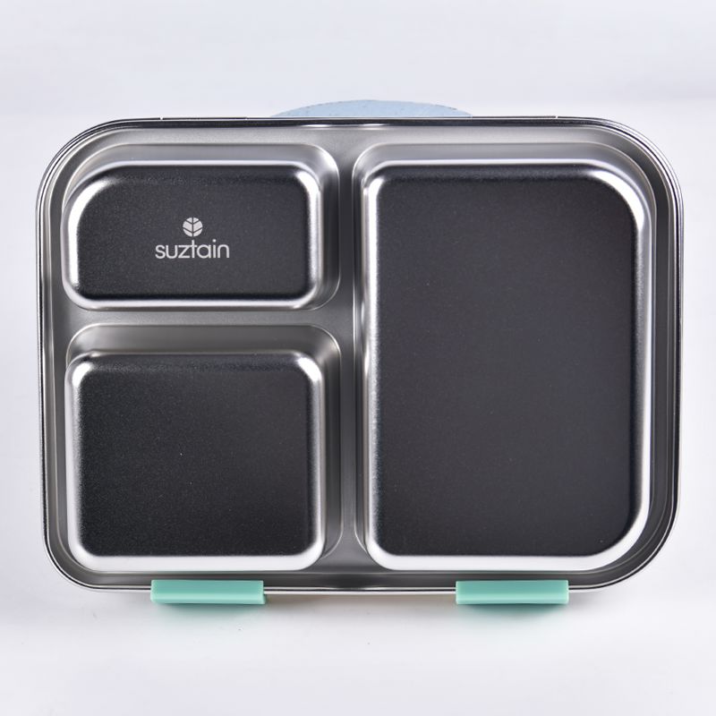 Suztain Madkasse 3 Rum - Grøn