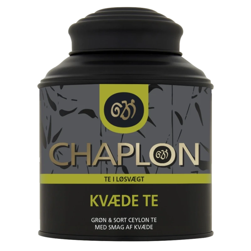 Økologiske Chaplon Grøn Sort Te Med Kvæde