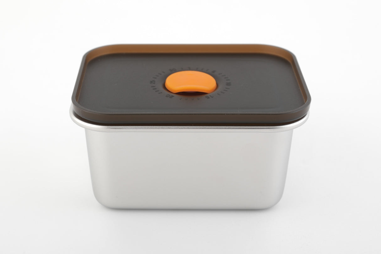 Opbevaringsbokse i rustfrit stål – 3 stk. 550 ml, 1.500 ml og 2.100 ml