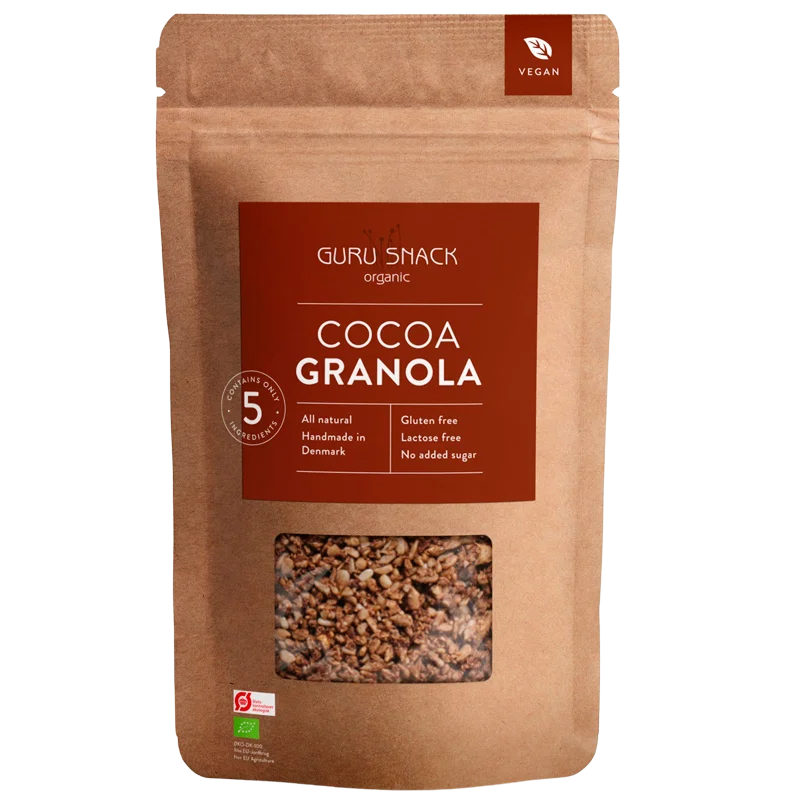 Guru Snack Cocoa Granola - 350 Gram