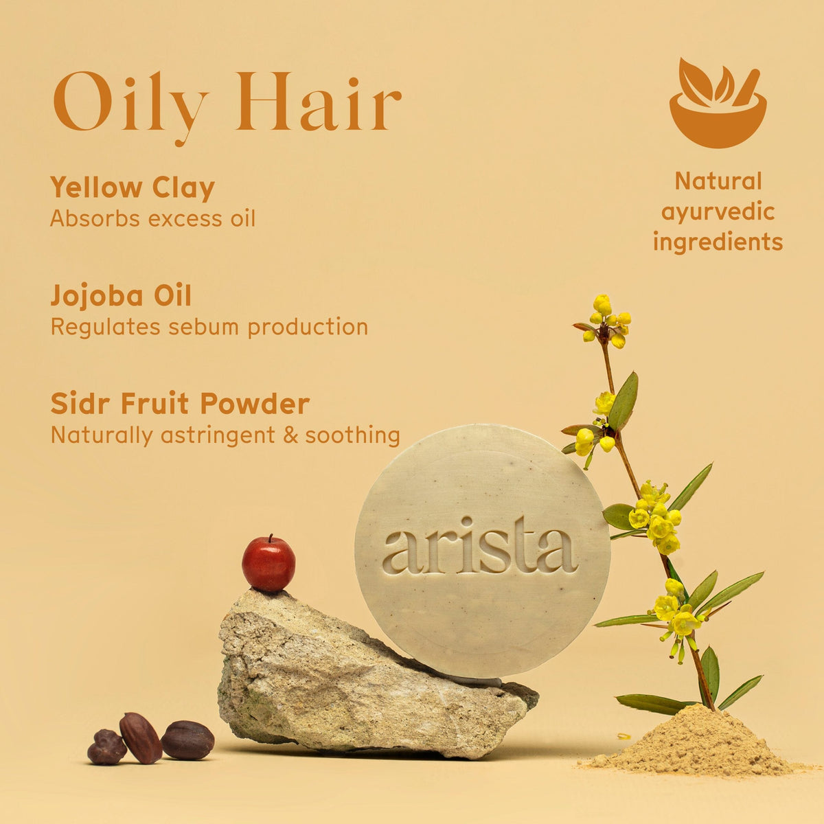 Shampoo bar til fedtet hår