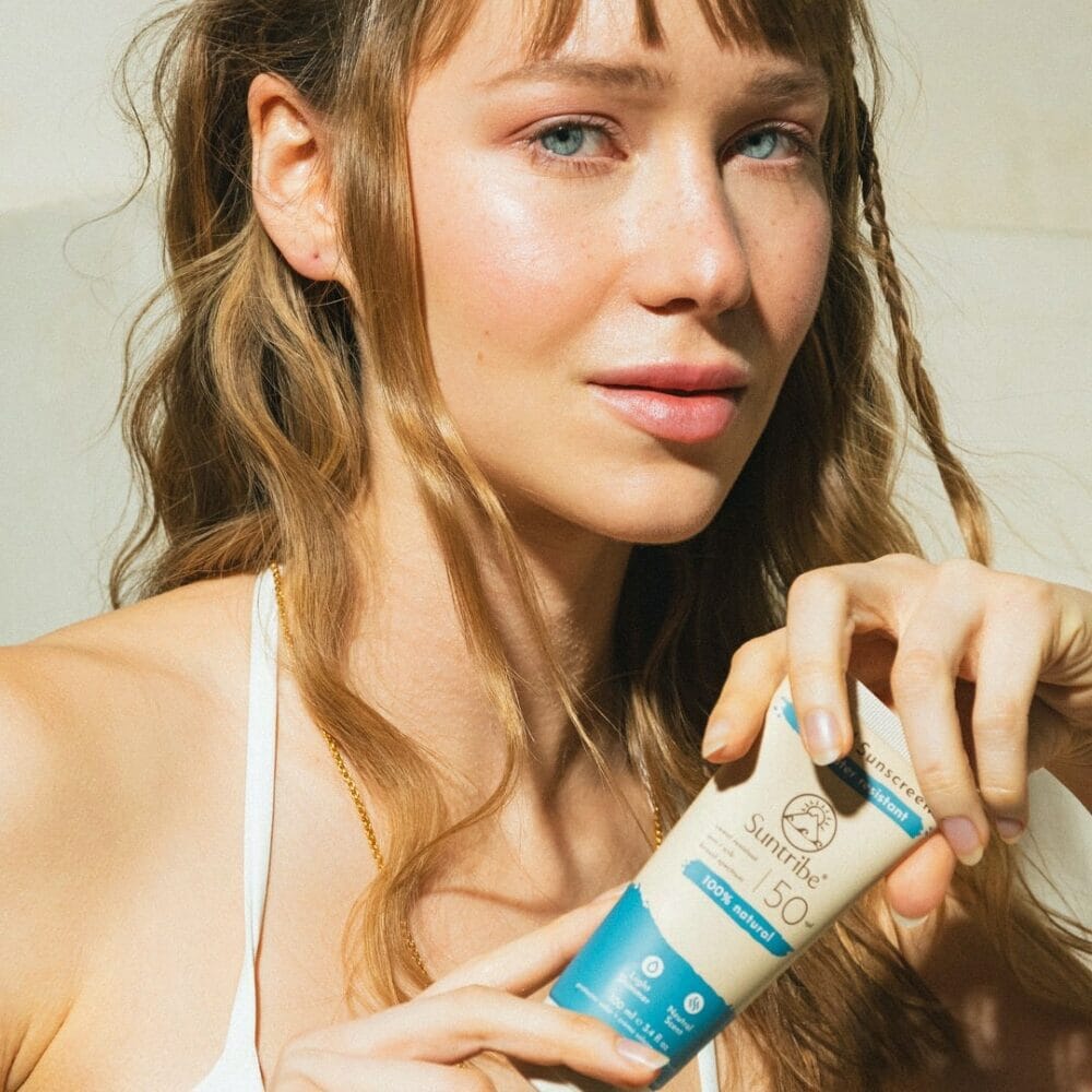 Suntribe All Natural Mineral Krop & Ansigt Solcreme - SPF 50, 100 ml