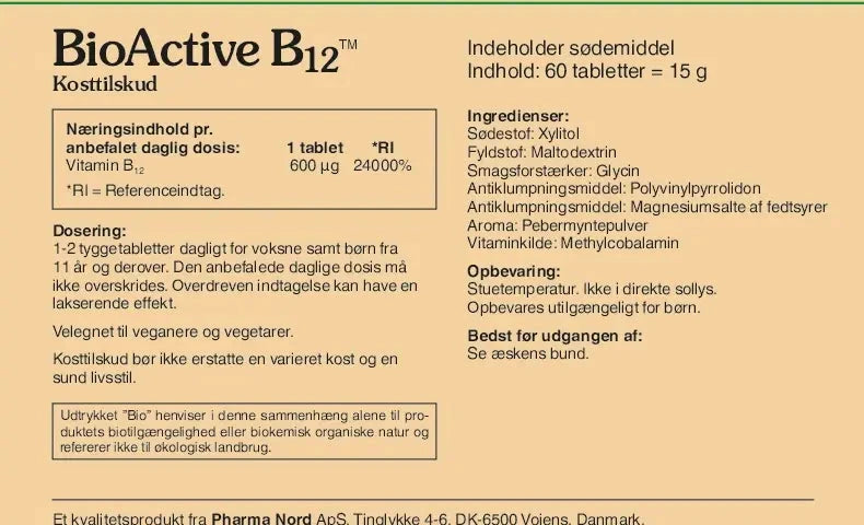 Pharma Nord BioActive B12