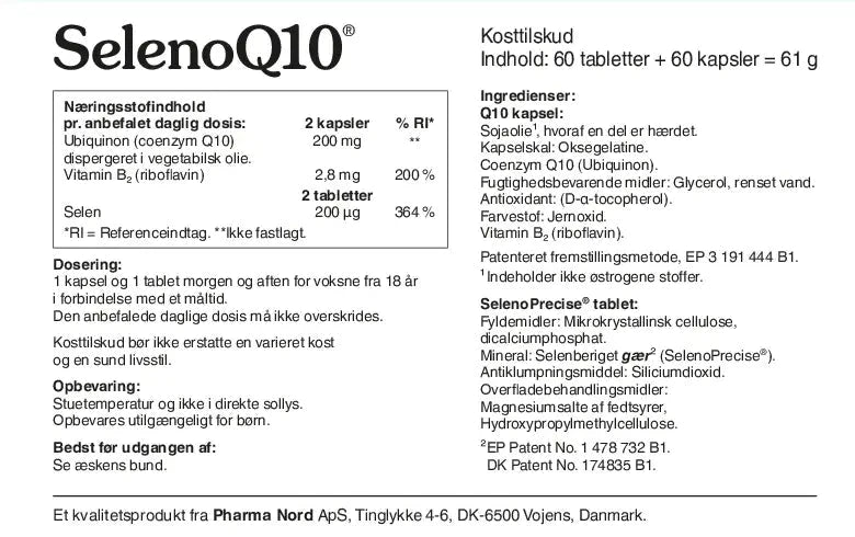 Pharma Nord SelenoQ10 60+60 stk