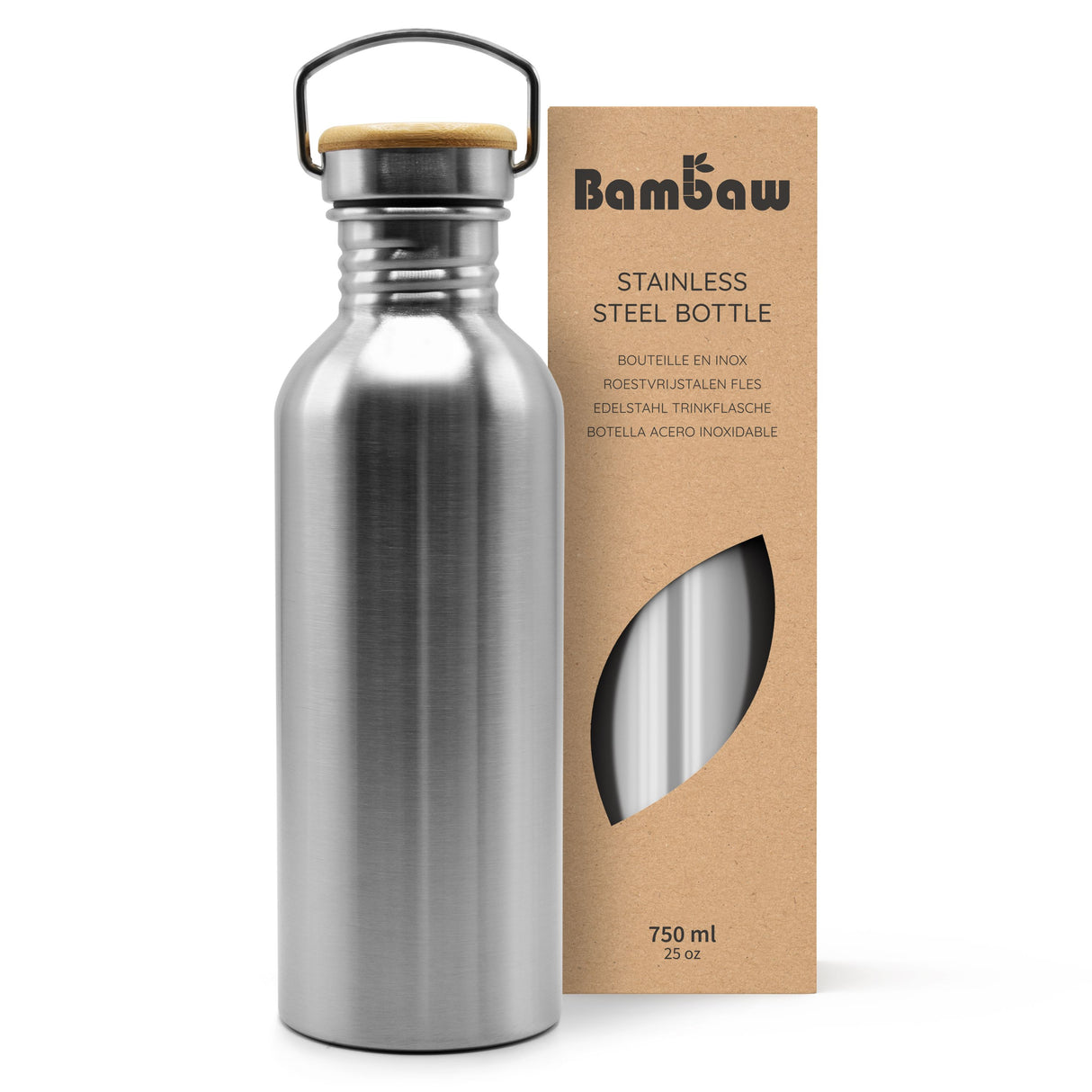 Bambaw Drikkedunk 750 ML - Steel
