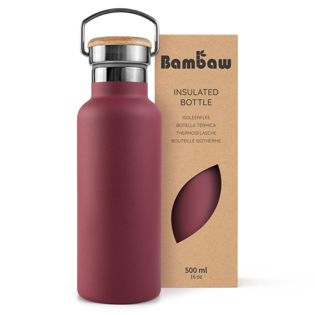 Bambaw Termodrikkedunk 500 ML - Red Berry