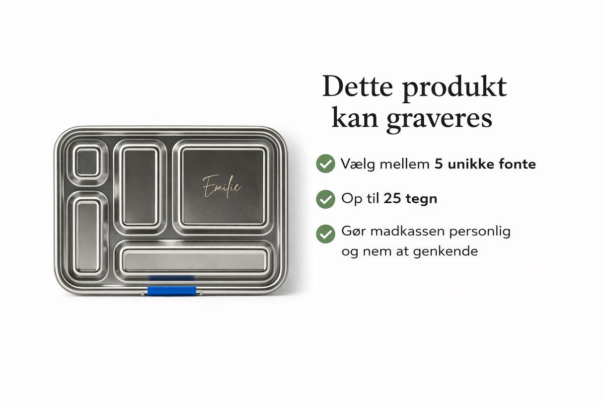 Suztain Madkasse 5 Rum - Blå