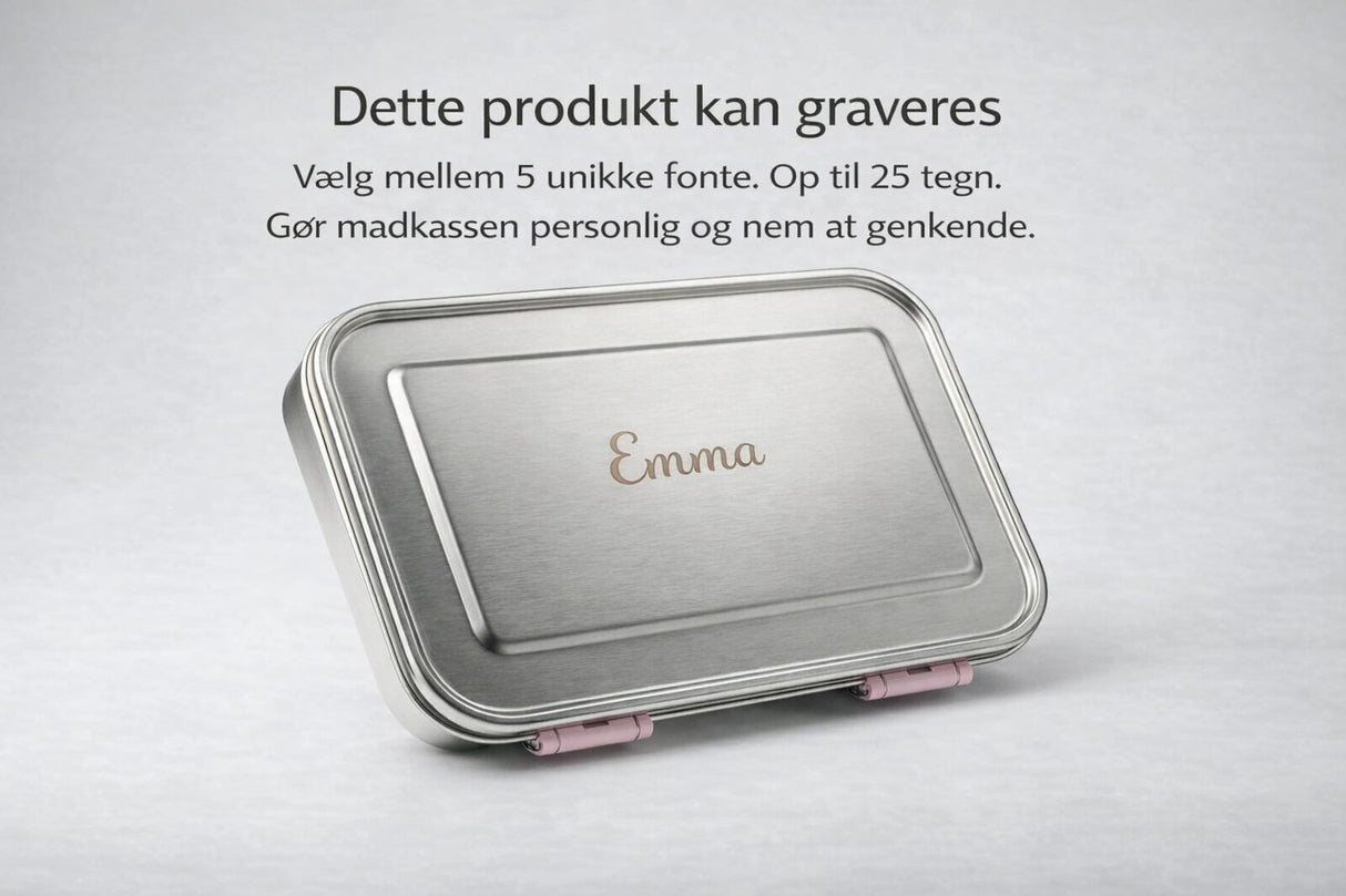 Suztain Madkasse 3 Rum - Lyserød