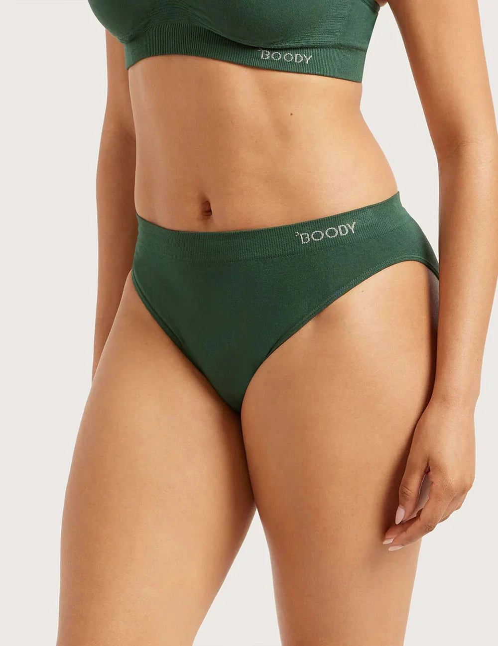 Boody Classic Bikini Trusser Bambus - Emerald Green
