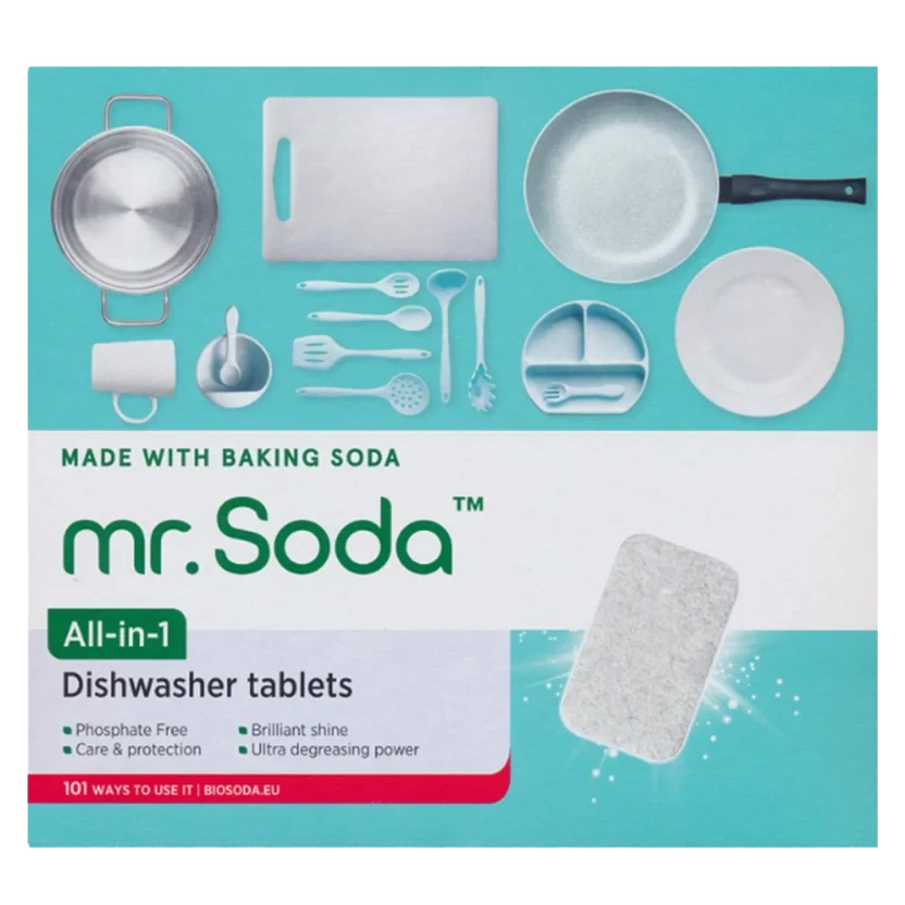 Opvasketabs med bagepulver - 30 Stk