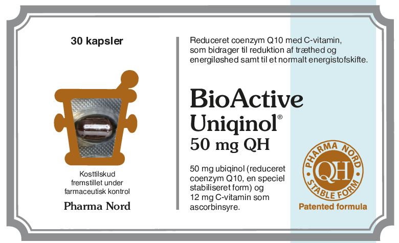 Pharma Nord BioActive Uniqinol 50 mg - 30 stk