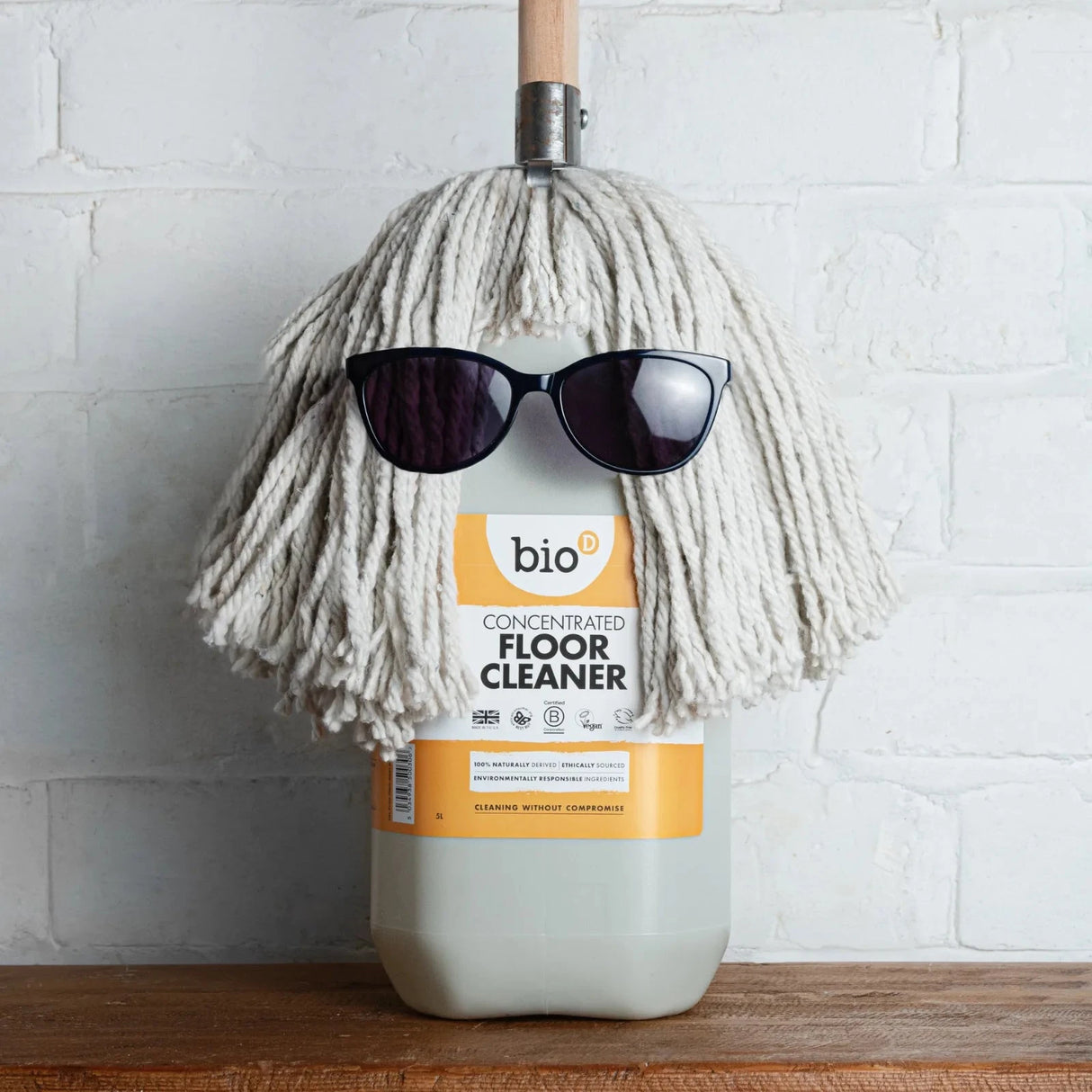 BIO-D Gulvrengøring med hørfrøolie 5 liter