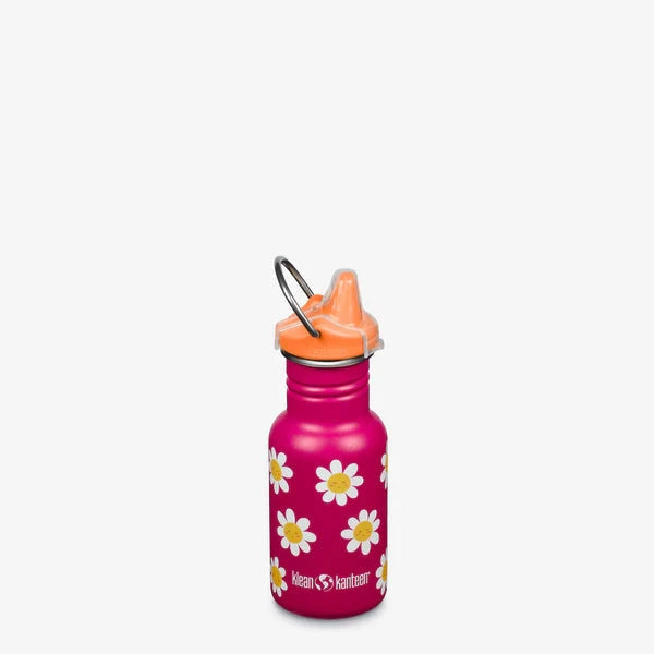 Klean Kanteen Drikkedunk Børn 355ml Classic w/ Sippy Cap - Happy Flowers