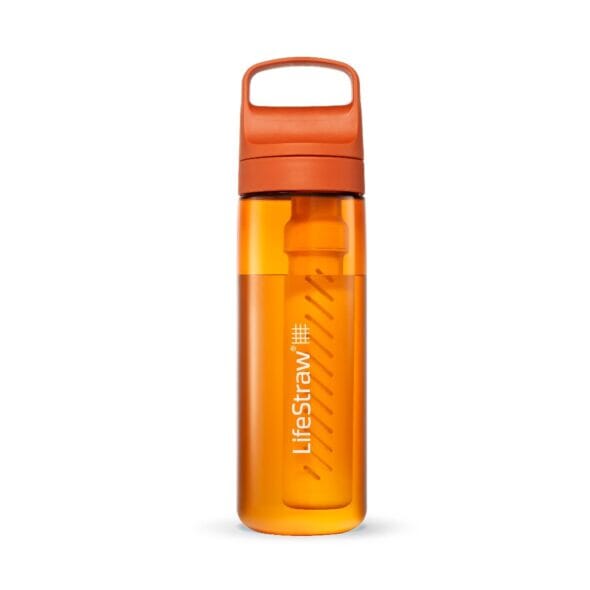 LifeStraw Go 2.0 Water Filter Drikkedunk 650 Ml - Kyoto Orange
