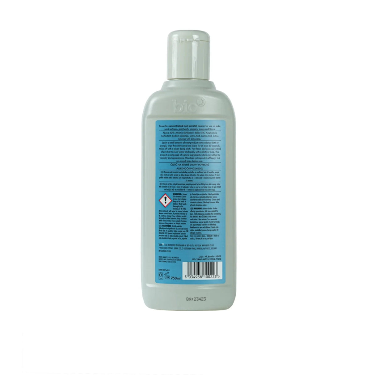 BIO-D - Multi Surface Sanitiser - 750ml