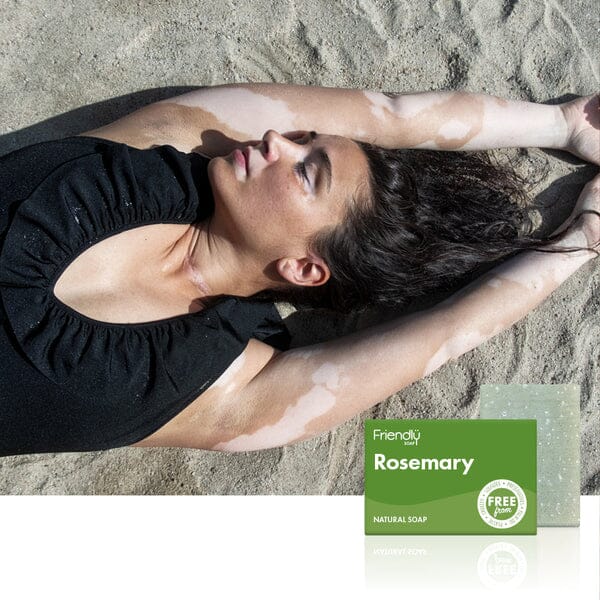 Friendly Sæbebar - Rosmarin - 100% Naturlig og Vegansk