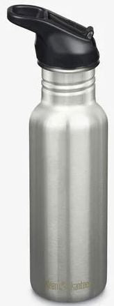Klean Kanteen 532ml Classic Drikkedunk Sugerør - Brushed Stainless