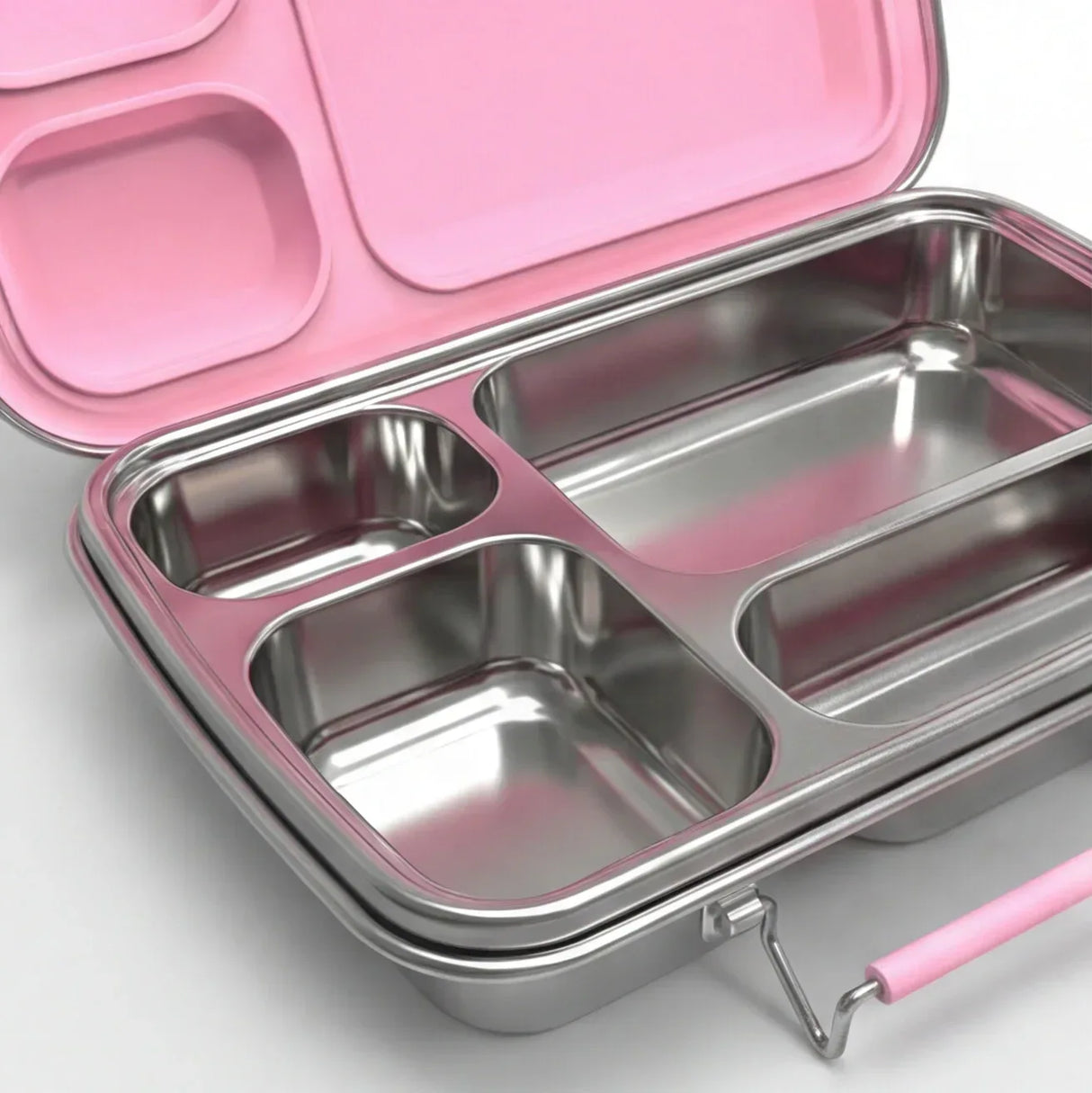 Suztain Madkasse 4 Rum - Lyserød