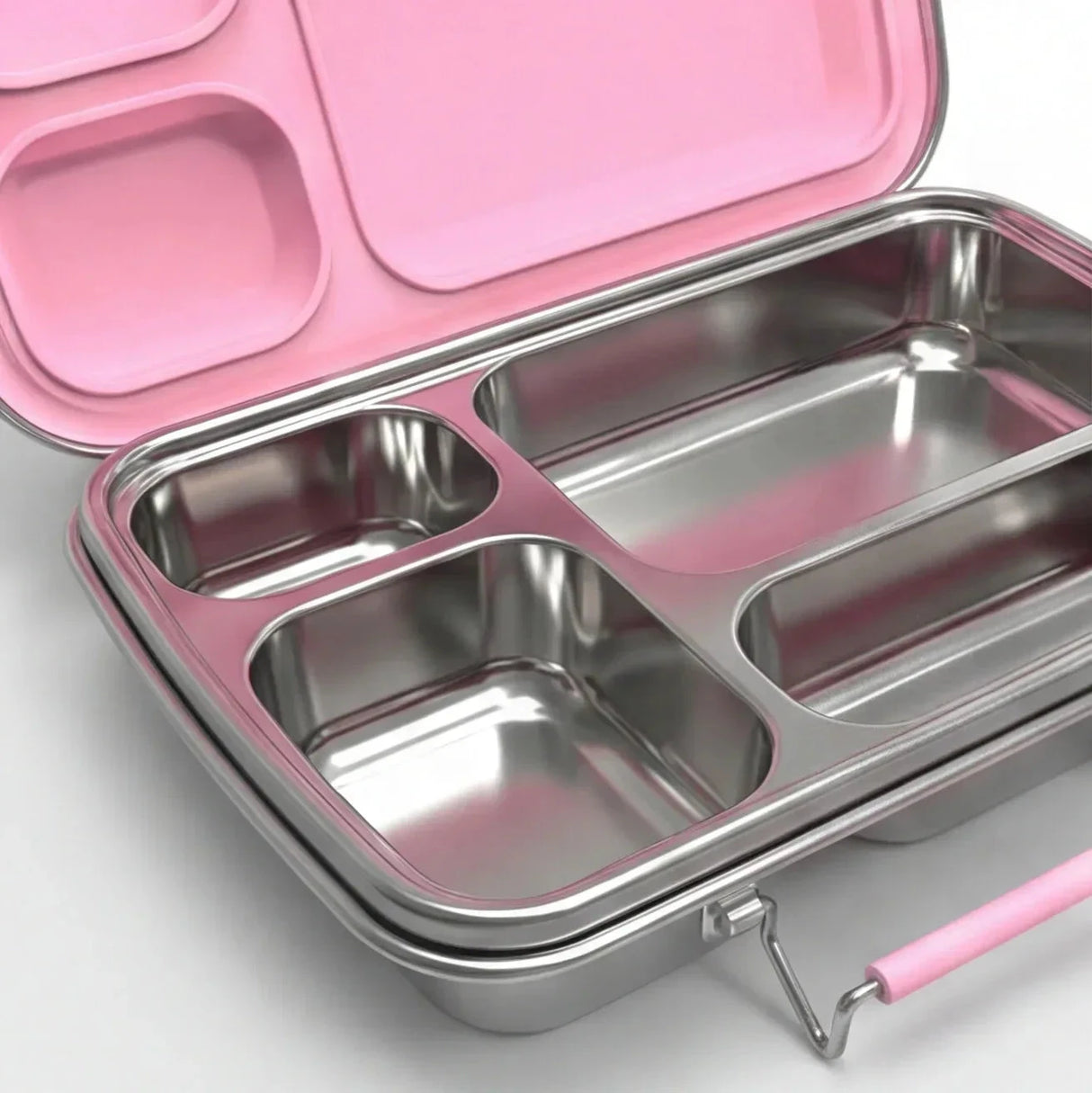 Suztain Madkasse 4 Rum - Lyserød