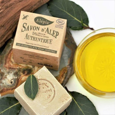 Alépia - Authentic Aleppo Soap - 5% Laurbær Olie – 190g