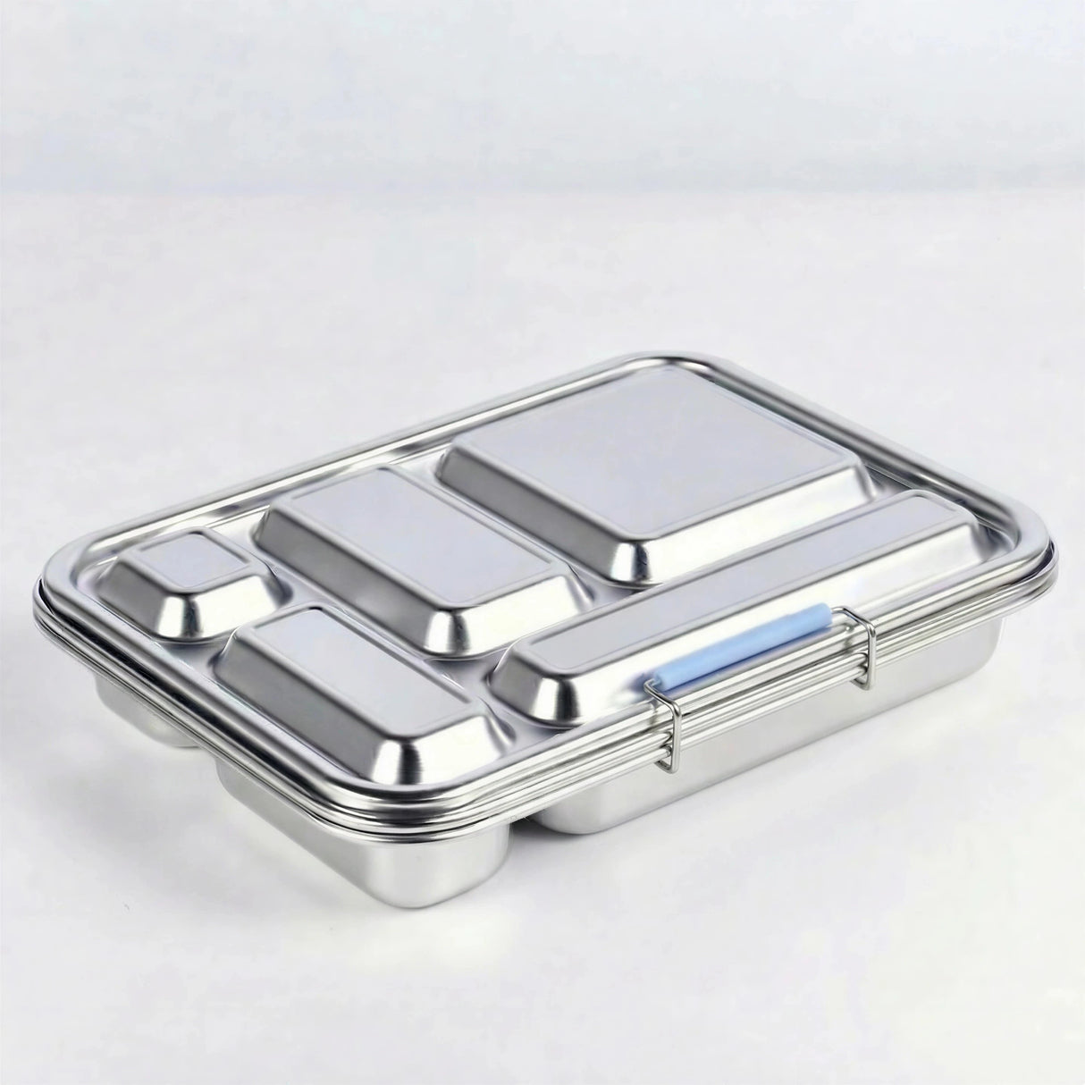 Suztain Madkasse 5 Rum - Lyseblå