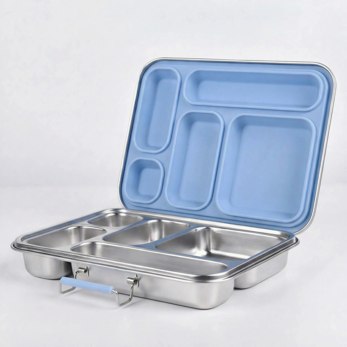 Suztain Madkasse 5 Rum - Lyseblå