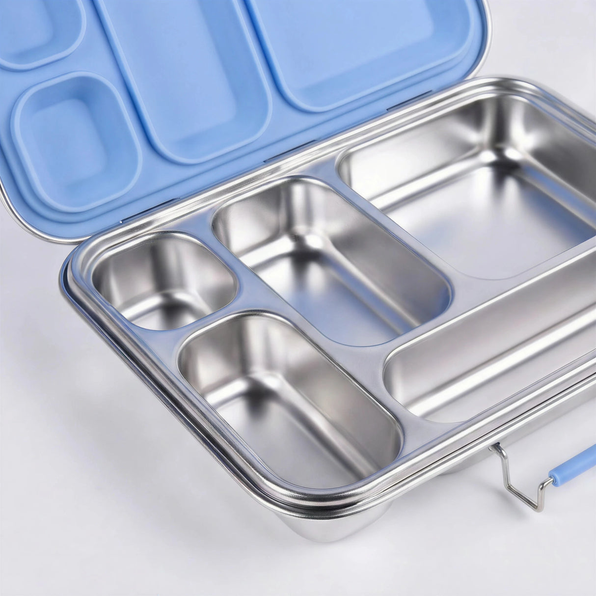 Suztain Madkasse 5 Rum - Lyseblå