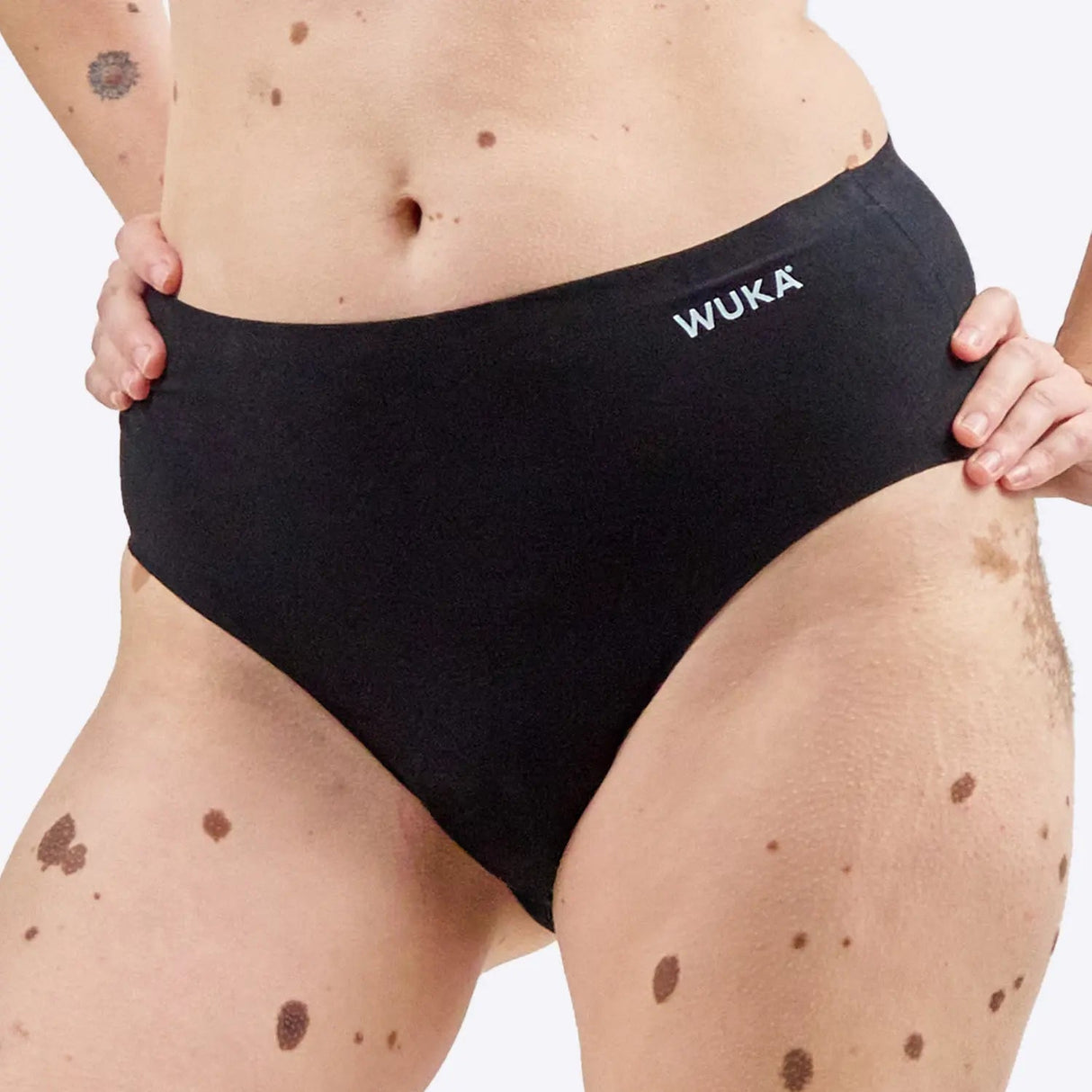 Wuka Menstruationstrusse Stretch Cotton Midi Brief - Heavy Flow