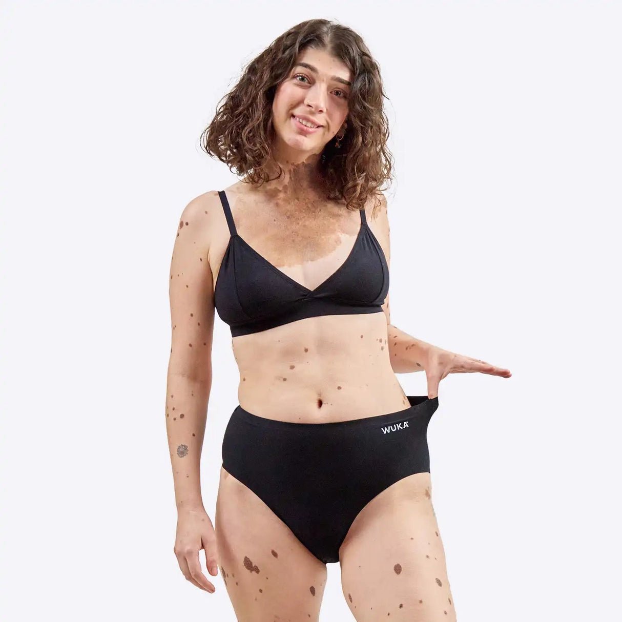 Wuka Menstruationstrusse Stretch Cotton Midi Brief - Heavy Flow