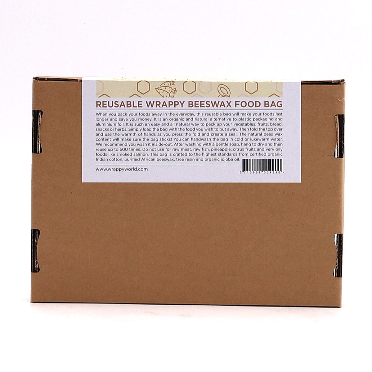 Wrappy Brød & Grønt Pose - Large