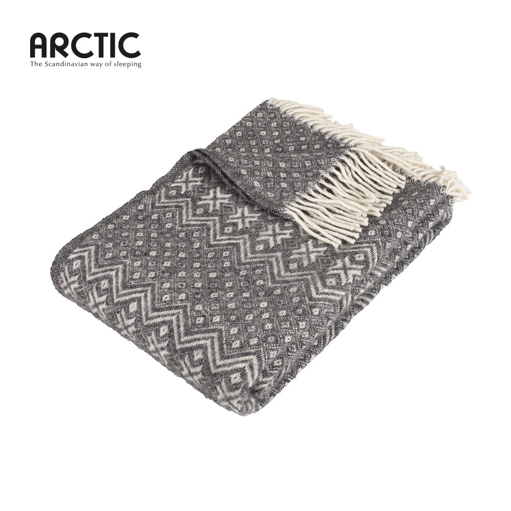 Arctic Uldplaid Nordic - Grey