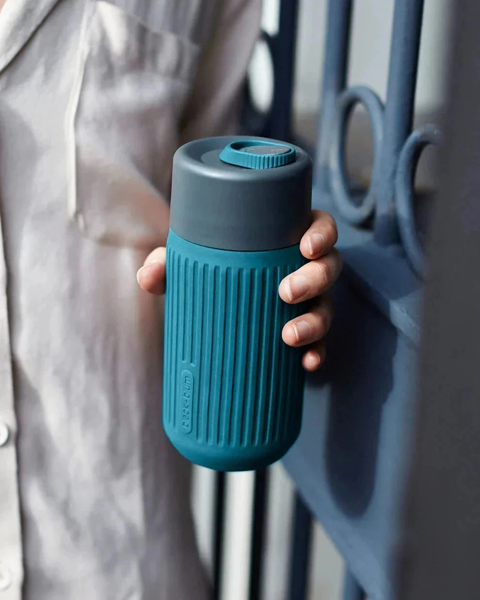 Black & Blum Termokop Glas 340 ml - Coral