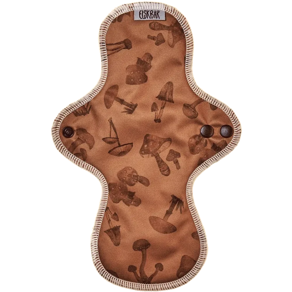 Elskbar Stofbind Medium Flow - Mushrooms